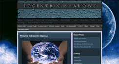 Desktop Screenshot of eccentricshadows.com